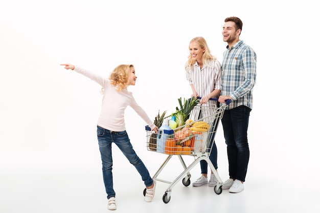 Portrait d'une jeune famille