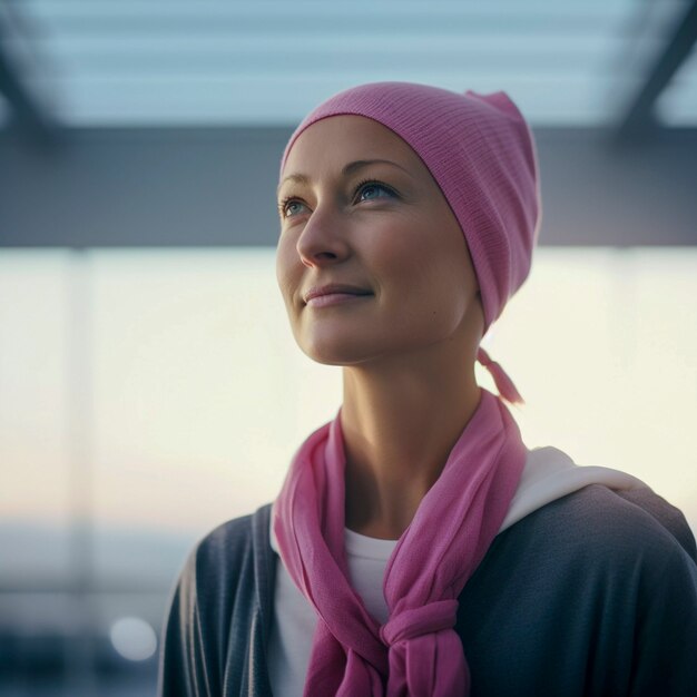 Portrait de jeune femme en vue latérale