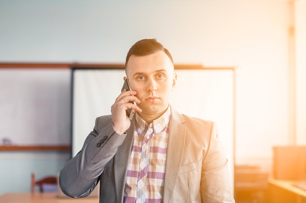 Portrait de mode de vie de l&#39;homme d&#39;affaires