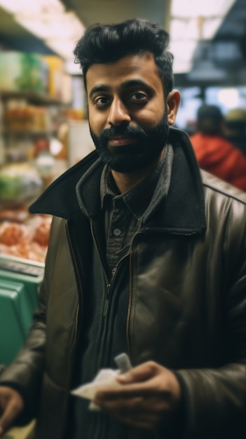 Photo gratuite portrait d'une personne au cours de la vie quotidienne à new york