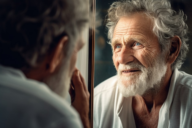 Photo gratuite portrait d'une personne avec des personnalités différentes