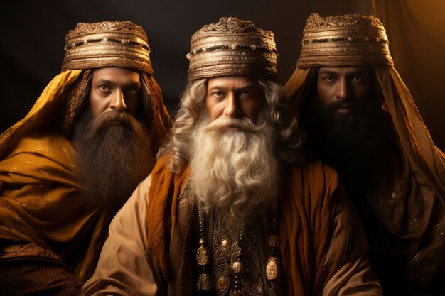 Portrait des trois sages