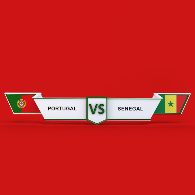 Photo gratuite portugal vs sénégal