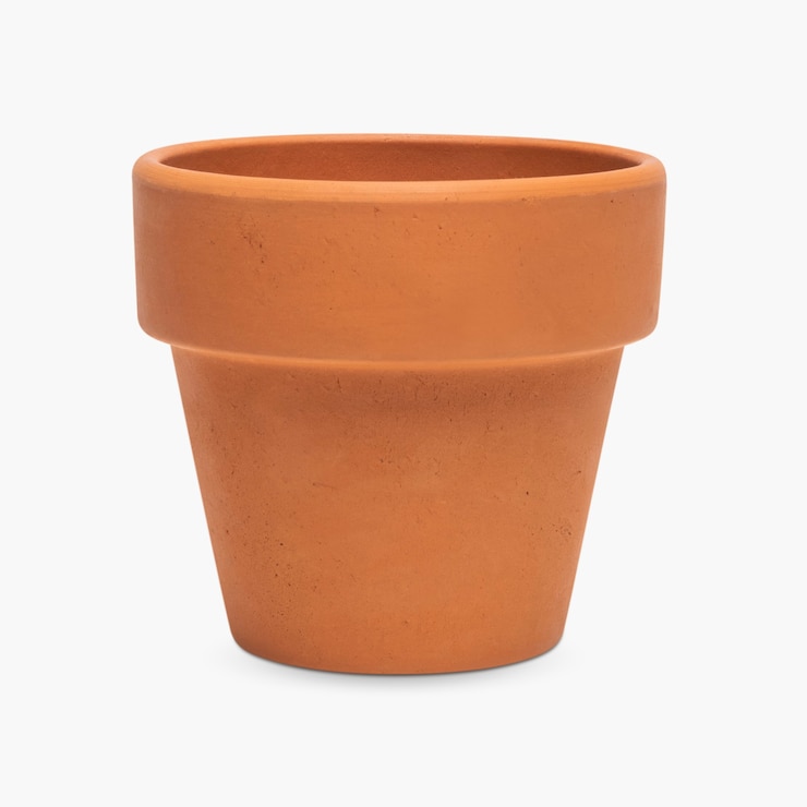 Photo gratuit pot de plantes en terre cuite vide en argile