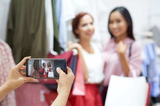 Prendre des photos en magasin