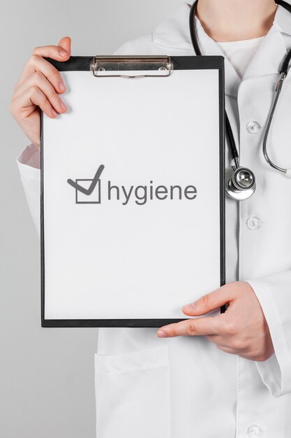 Prenez soin de l'hygiène