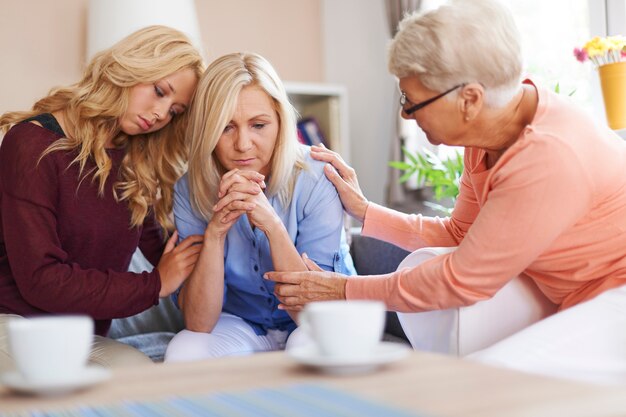 La présence de la famille est le plus grand soutien