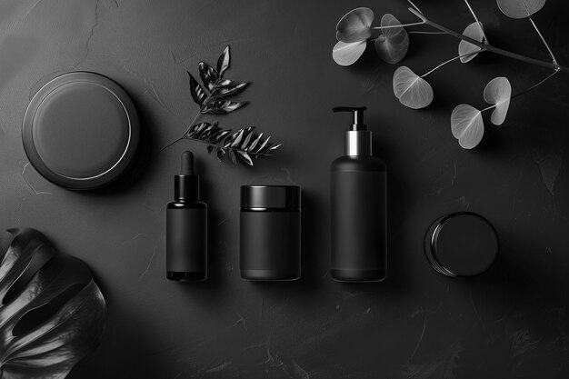 Produit de beauté monochrome pour le soin de la peau