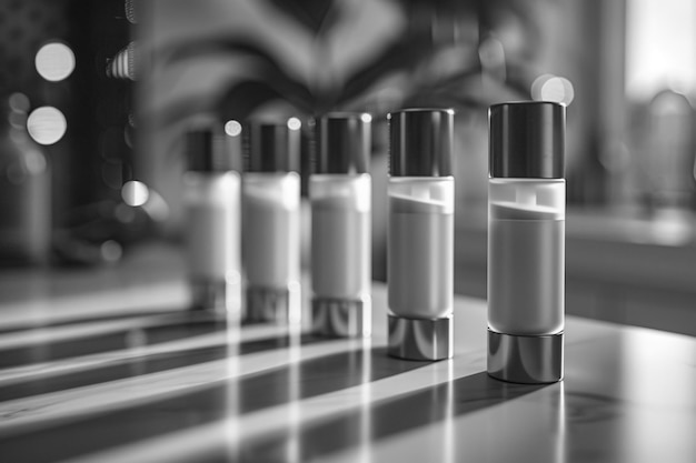 Photo gratuite produit de beauté monochrome pour le soin de la peau