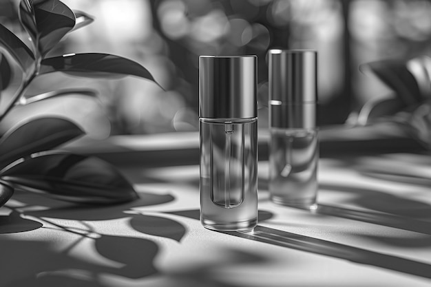 Photo gratuite produit de beauté monochrome pour le soin de la peau