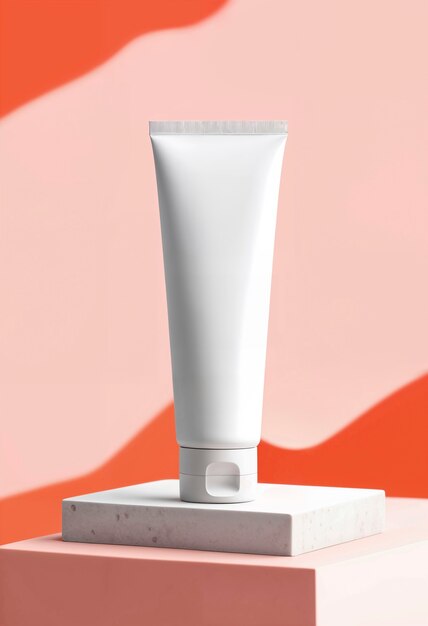 produit cosmétique 3D avec les tons de couleur de l'année