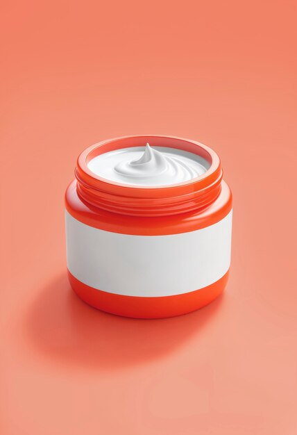 produit cosmétique 3D avec les tons de couleur de l'année