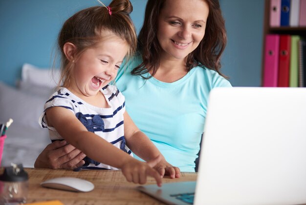 Profitez du temps libre avec maman