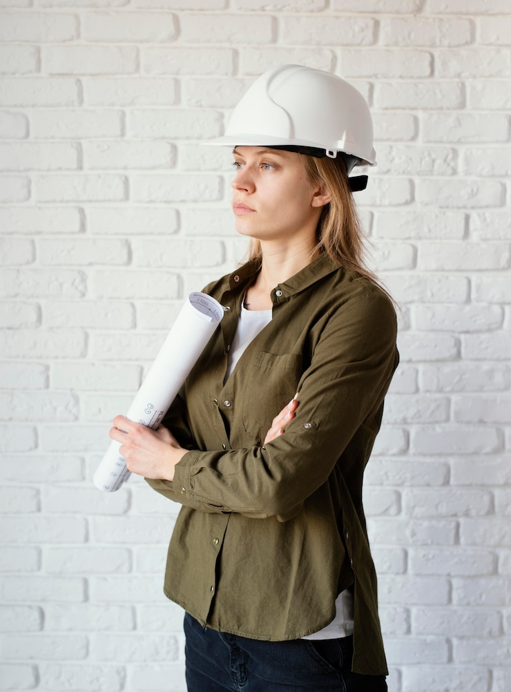 Photo gratuit projets d'environnement de planification féminine