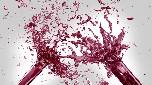 Purple splash background
