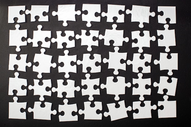 Puzzle blanc