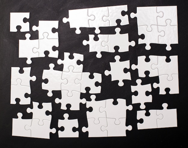 Photo gratuite puzzle blanc