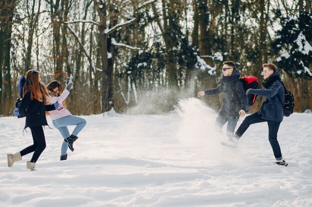 quatre touristes