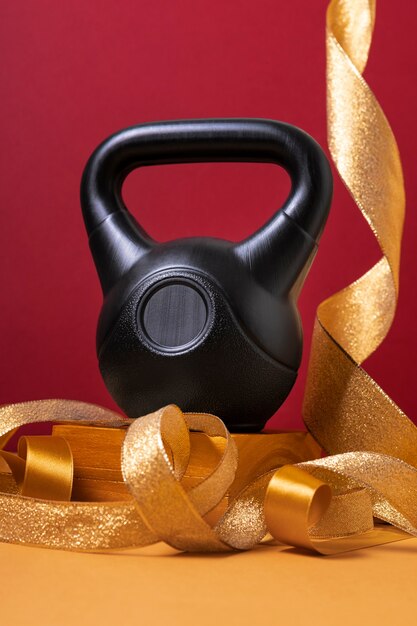 Équipement de gym avec thème et décorations de noël