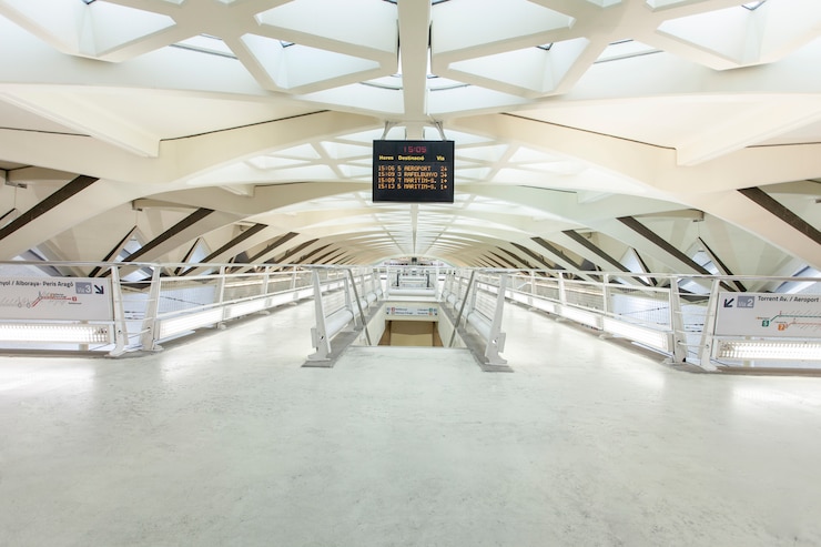 Photo gratuit rail valencia metro métro travel