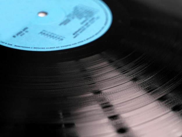 Photo gratuite rainures de disques vinyles