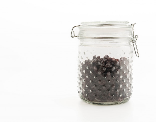Photo gratuite raisins en bouteille