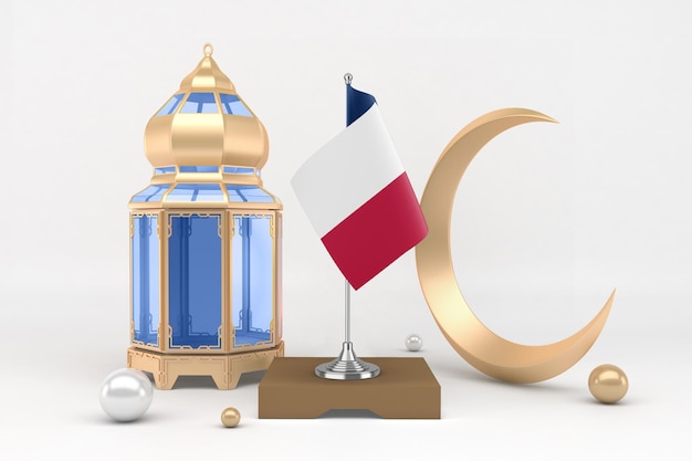 Photo gratuite ramadan texas en fond blanc