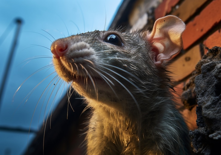 Photo gratuit rat mignon vivant à l'extérieur