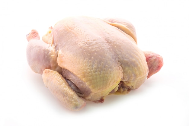 Raw poulet entier