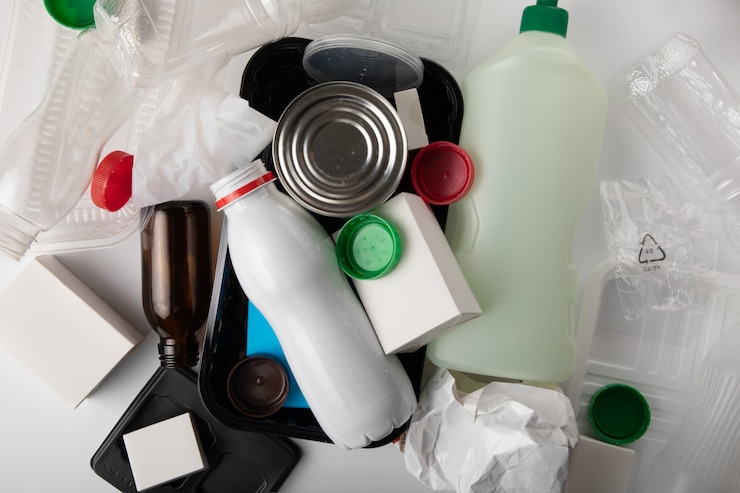 Photo gratuit recyclage des déchets médicaux