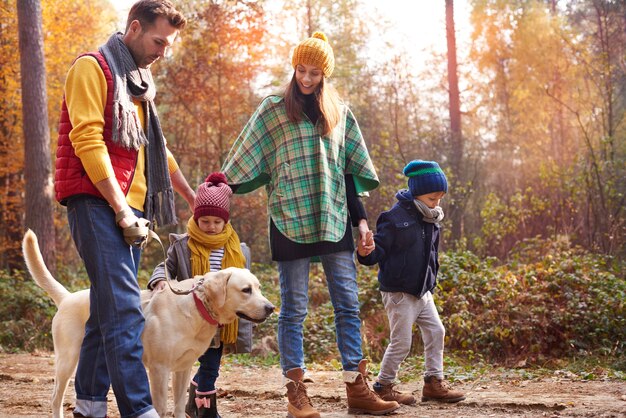 Relation solide entre les membres de la famille