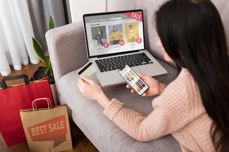 Photo gratuit remise pour la saison des achats avec vente