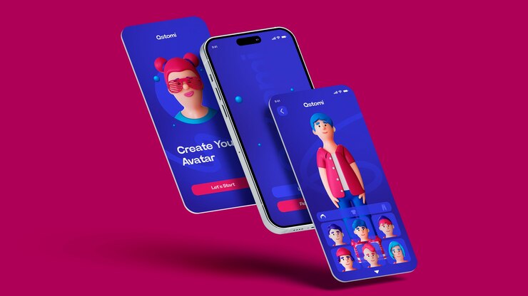 Photo gratuit rendering 3d du concept d'avatar personnalisé