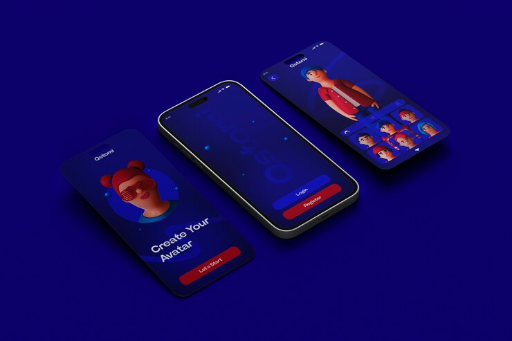 Photo gratuit rendering 3d du concept d'avatar personnalisé