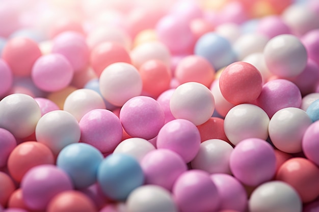 Photo gratuite rendering 3d d'une pile de bonbons