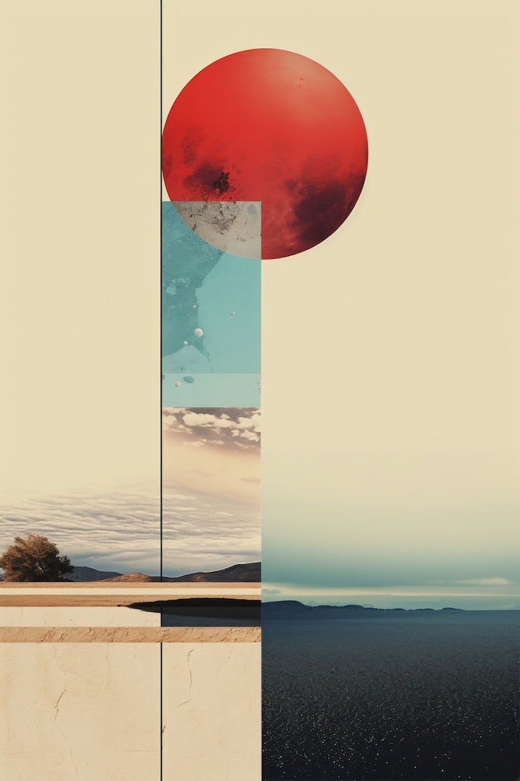 Photo gratuit rendering du tableau d'humeur inspirant