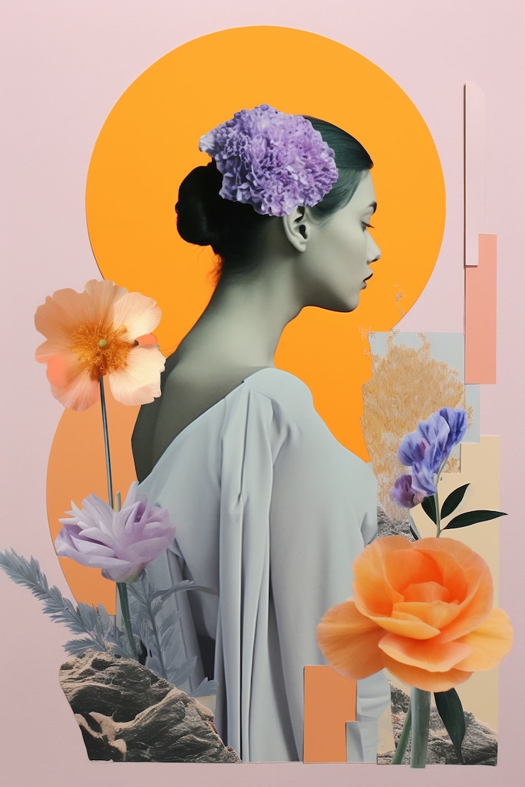 Photo gratuit rendering du tableau d'humeur inspirant