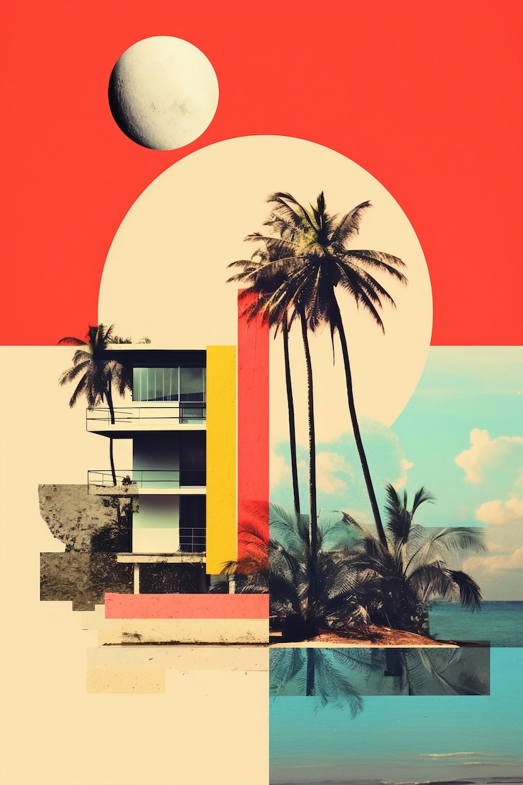 Photo gratuit rendering du tableau d'humeur inspirant