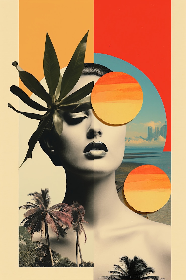 Photo gratuit rendering du tableau d'humeur inspirant