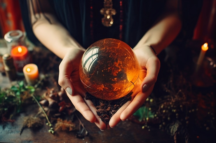 Photo gratuit rendering de la magie de contrôle du sorcier