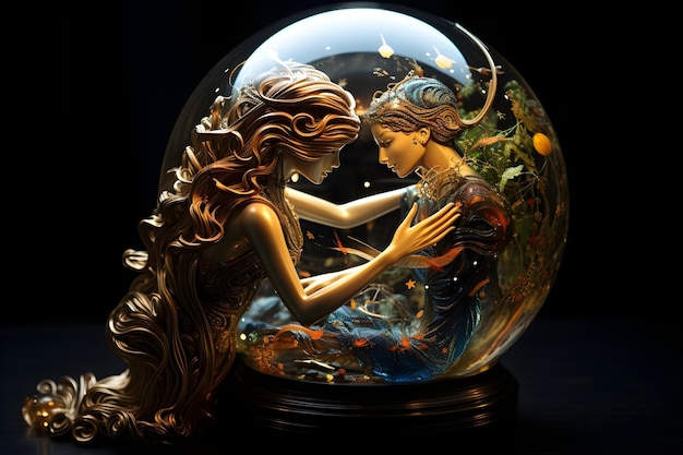 Rendre en 3D le globe d'eau