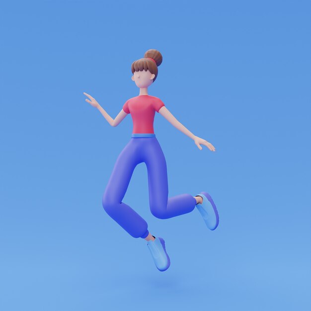 rendu 3d de la conception d'avatar en ligne