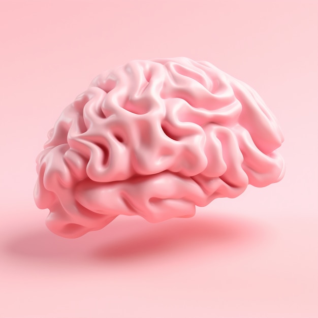 Photo gratuite rendu 3d du cerveau humain