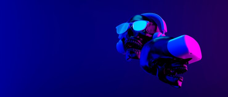 Photo gratuit rendu 3d du crâne