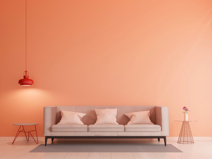 Photo gratuit rendu 3d d'un intérieur minimaliste avec espace de copie