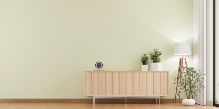 Photo gratuit rendu 3d d'un intérieur minimaliste avec espace de copie