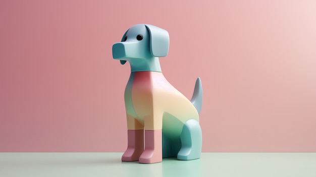 Photo gratuite rendu 3d d'un jouet pour chien