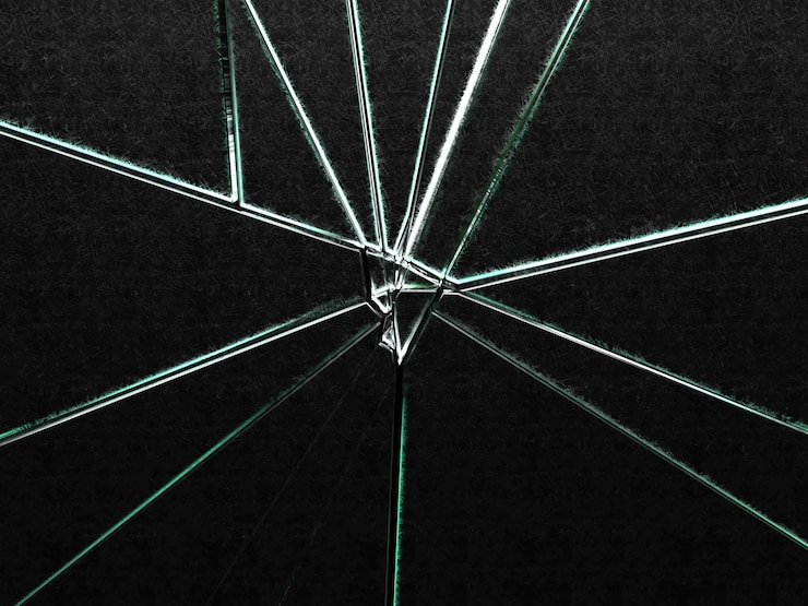 Photo gratuit rendu 3d de la texture du verre brisé