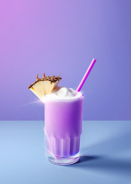 Rendu de cocktail ube colada