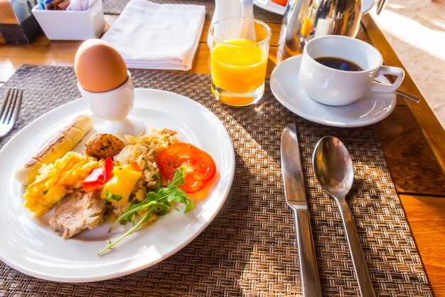 Repas au cholestérol repas à l&#39;orange pomme de terre